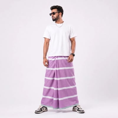 Picture of Tailocraft Men’s Pure Cotton Light Lungi 5.5 Hand-91