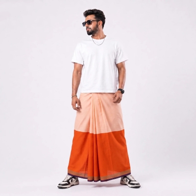 Picture of Tailocraft Men’s Pure Cotton Light Lungi 5.5 Hand-188