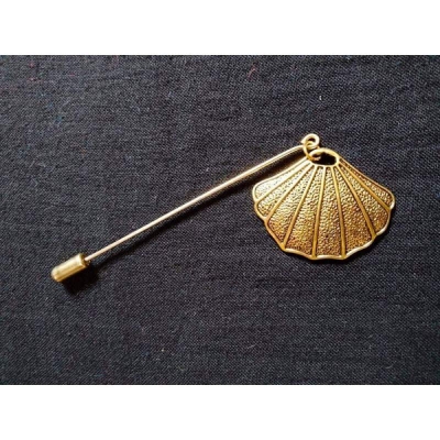 Picture of Fashionable Stone Embellished Hijab Pin-Gold(Int: One size)