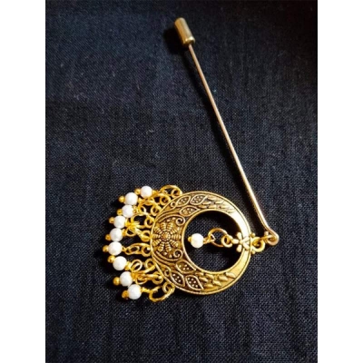 Picture of Classic Antique Hijab Brooch Pin-Gold