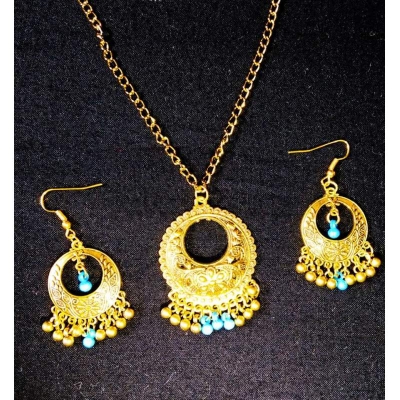 Picture of Modern Antique Golden Necklace Set for Women-2 MM(Gold)