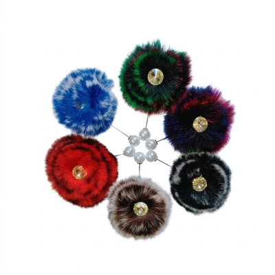 Picture of 2 Pcs Flower Design Hijab Pin Set-Multicolor(US: 2/UK: 6)
