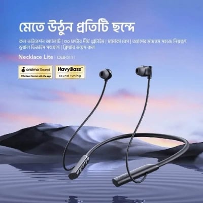 Picture of oraimo Necklace Lite Call Vibration Wireless Headphones - Black