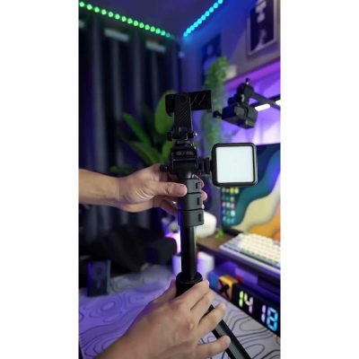 Picture of NP-Z4 NeePho Professional Video Light Stand Studio Lighting Equipment Adjustable Height Video Light Tripod - Black
