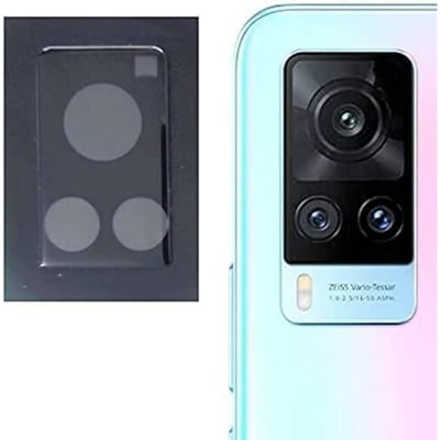 Picture of 3D Back Camera Lens Protector For VIVO X60 Pro Full Coverage 360 Degree Protection Tempered Glass Bubble-Free Anti-Scratch Easy Install Ultra-Thin.