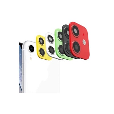 Picture of SeaNaDo Fake Camera Lens High Definition Screen Protector Sticker Cover Applicable for iPhone 11 XR XS Pro Max X Second Change (Black iPhone XR)