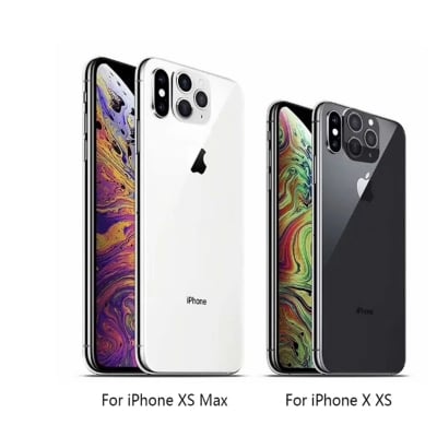 Picture of Modified Metal Sticker Camera Lens Seconds Change Cover For iPhone X XS Max Fake Camera For iPhone 11 Pro Max Glass Screen