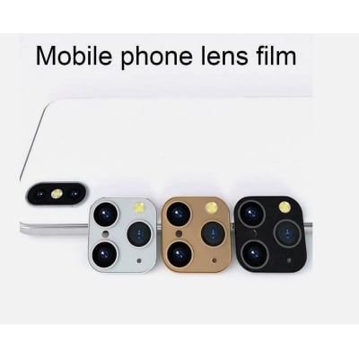 Picture of Luxury Fake Camera Lens Sticker Cover For iPhone XS Change 11 to iPhone MAX UK
