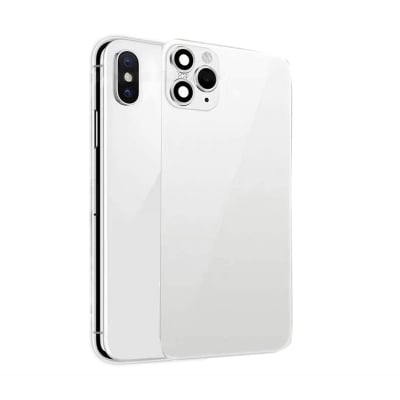 Picture of Modified Phone Back Film Camera Lens Seconds Change Cover Film Fake Camera for iPhone X XS XS MAX Change to iPhone 11 Pro MAX Back Screen Protector HD Lens Protector