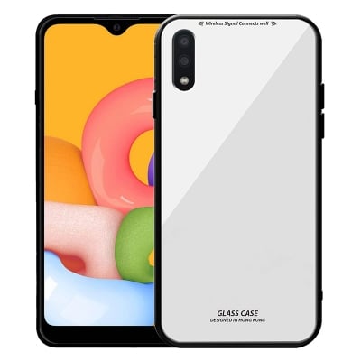 Picture of Shockproof TPU Bumper Case Cover for samsung a01(white)