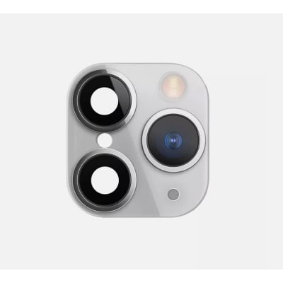 Picture of iPhone x,xs and xs max to 11 Pro Fake Camera Glass Lens Sticker- White