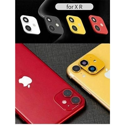 Picture of 1pc iPhone XR to 11 and X to iPhone 11  Pro Max Fake Camera Lens Sticker Support Cover Case