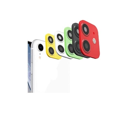 Picture of SeaNaDo Fake Camera Lens High Definition Screen Protector Sticker Cover Applicable for iPhone 11 XR XS Pro Max X Second Change (Black iPhone XR)