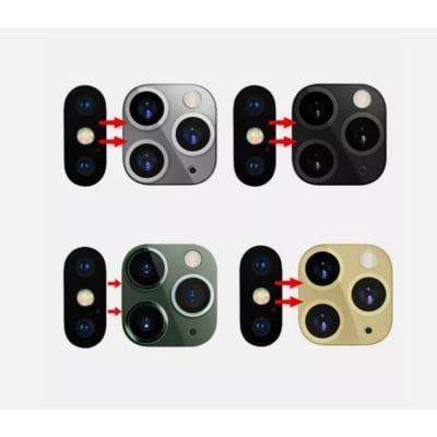 Picture of Fake Camera Sticker for iPhone X XS Max Change to 13 Pro Modified Lens Protector