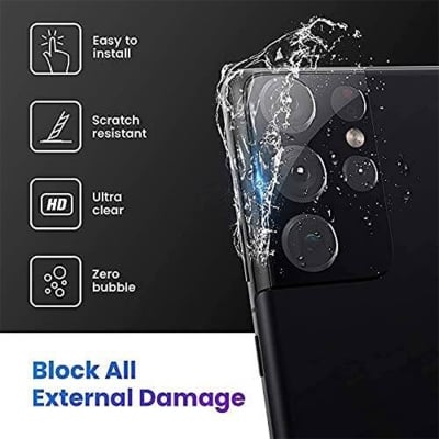 Picture of 3D Back Camera Lens Protector For Full Coverage 360 Degree Protection Tempered Glass Bubble-Free Anti-Scratch EUltra-Thin. (X60)