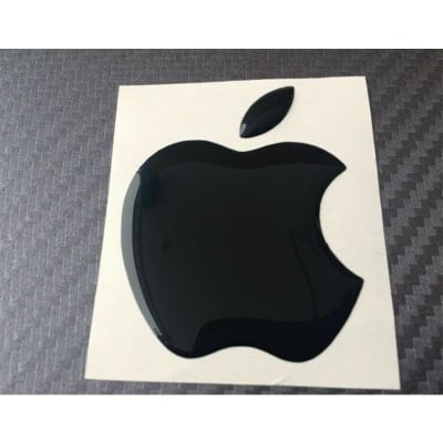 Picture of Apple Logo Vinyl Decal Sticker - Apple 3D domed decal, for Apple fans