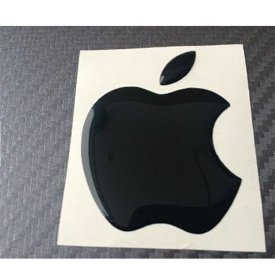 Picture of Apple Logo Vinyl Decal Sticker - Apple 3D domed decal, for Apple fans