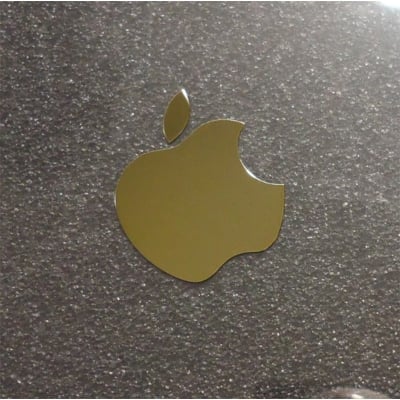 Picture of Apple Gold Label / Aufkleber / Sticker / Badge / Logo 24 x 30mm [007h]