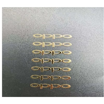 Picture of 5 Stuks Metalen Badge Chroom Sticker Logo Borden Mobiele Telefoon Hoesje Cover Box Windows Vinly Stickers Voor Oppo