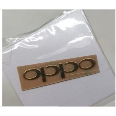 Picture of Oppo Logo Gold Metal Glossy Shine