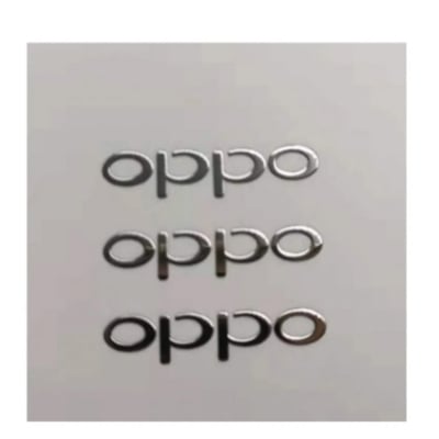Picture of 5 Stuks Metalen Badge Chroom Sticker Logo Borden Mobiele Telefoon Hoesje Cover Box Windows Vinly Stickers Voor Oppo