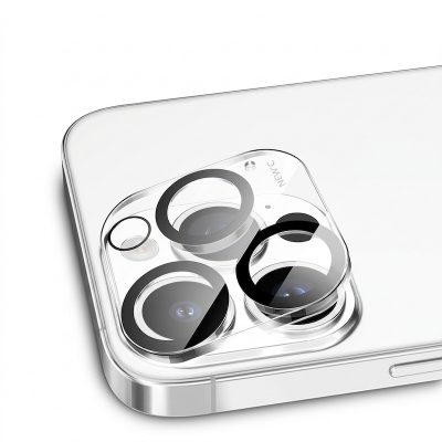 Picture of Camera Lens Protector Compatible With iPhone 15 Pro & iPhone 15 Pro Max Ultra HD Glass For iPhone 15 Pro & 15 Pro Max Phone Camera Lens Protection - 1 Pack