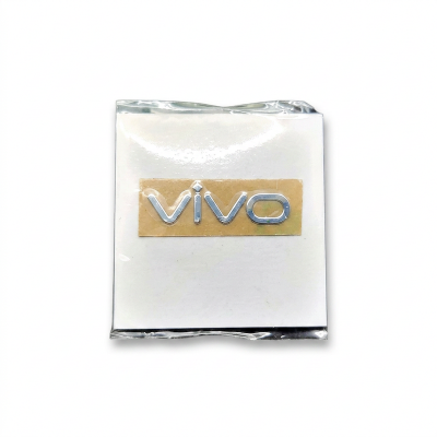 Picture of Vivo Silver Metal Logo.