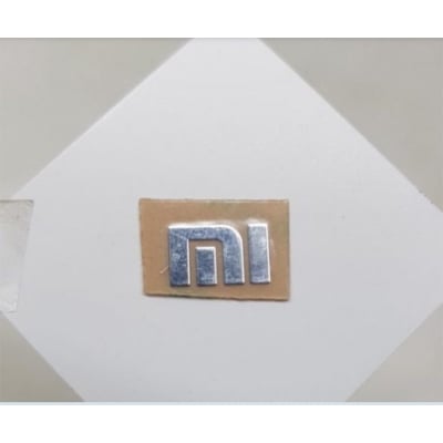 Picture of Mi Logo Silver Metal Glossy Shine