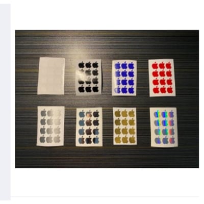 Picture of Apple Logo Inspired Stickers 1 - Cut-out Vinyl Stickers - 3.6cm x 3.0cm - Apple Logo for Cars, Motorbikes, Trucks, Vans, Jeepney, MPV, Sedan, Tricycle, E-Bike, Bicycle, and others such as your favorite tumbler, coffee mug, helmet, iPad cases, etc..