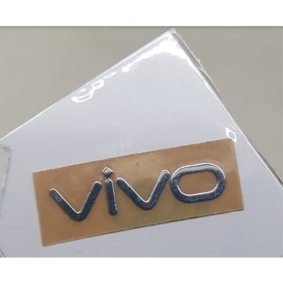 Picture of Vivo Logo Silver Metal Glossy Shine
