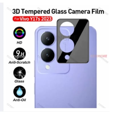 Picture of Vivo Y17s 2023 Full Coverage 3D Camera Lens For Vivo Y17s VivoY17S sY17 Y 17 17Y Y17 S 4G 5G 2023 Camera Protection Film Tempered Glass Full Cover Camera Lens Protective