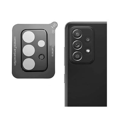 Picture of MARSHLAND Camera Glass Compatible for Samsung Galaxy A51 A71 3D Black Full Camera Protector
