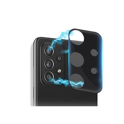 Picture of Folie Camera pentru Samsung Galaxy A32 4G / A32 5G - Mocolo Silk HD PRO Camera Glass - Black
