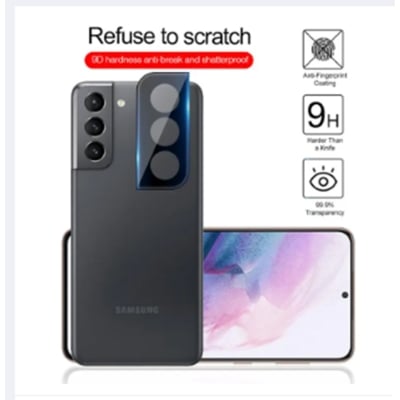 Picture of Relaxtoo 3D Curved Lens Tempered Glass Protector For Samsung S21 FE Camera Lens Back Cover For Samsung Galaxy S21FE Screen Protector Full Glass Lens Tempered Glass
