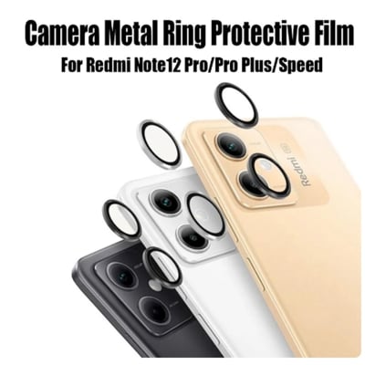 Picture of Metal Lens Ring Protector For Redmi Note 12 Pro Plus Speed Protective Camera Lens Glass For Redmi Note 12 Pro Plus Speed Film