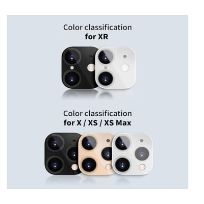 Picture of LucBuy Camera Lens Protector for iPhone XR/X/XS/XS MAX Convert to iPhone 11/11 Pro/11 Pro Max and Update the Ultra Thin Transparent Tempered Glass Camera Lens Protector