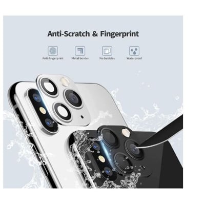 Picture of LucBuy Camera Lens Protector for iPhone X/XS/XS MAX Convert to iPhone 11 Pro/11 Pro Max, Ultra Thin Clear Tempered Glass Film Rear Camera Lens Protector Cover,Anti-Scratch Lens Sticke for iPhone