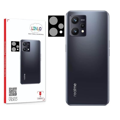 Picture of Back Camera Tempered Glass Lens Protector Compatible for Realme 9 4G/Realme 9 Pro Plus 5G with Edge to Edge Coverage and Easy Installation Kit, Pack of 1