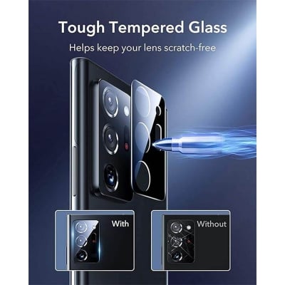 Picture of Back Camera Glass Protector for Vivo V23 Pro/Vivo V23 (5g) Lens Protector Guard 3D Ultra Thin High Definition Anti Scratch Camera Tempered Glass (Pack of 1)