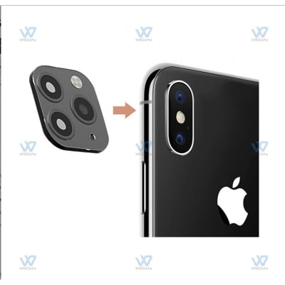 Picture of Fake Camera Lens Cover Second Change to iPhone 11 Pro Max, Black