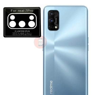 Picture of MobileZon Back Camera Lens Protector Flexible Tempered Glass Guard Protection for Realme 7 Pro