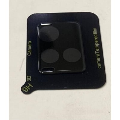 Picture of Compatible with Vivo Y21 (2021) [Black] Back Camera Lens Protector Tempered Glass - Full Camera Coverage with Easy Installation Kit (3D CAMERA GLASS)