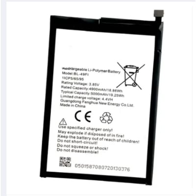 Picture of TOP BL-49F1 bl49fi bl-49fi ITEL P36 P37 W6501 P651W BATTERY REPLACEMENT