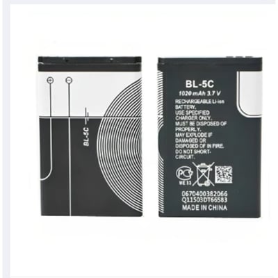 Picture of 3.7V BL-5C 4C Nokia Battery for Nokia Mobile 1200Mah