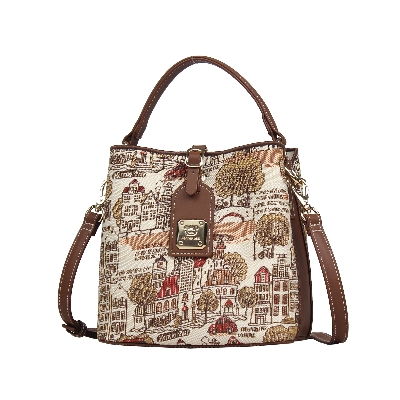 Picture of Henney Bear- -TREE IN FALL- Sholder Bag