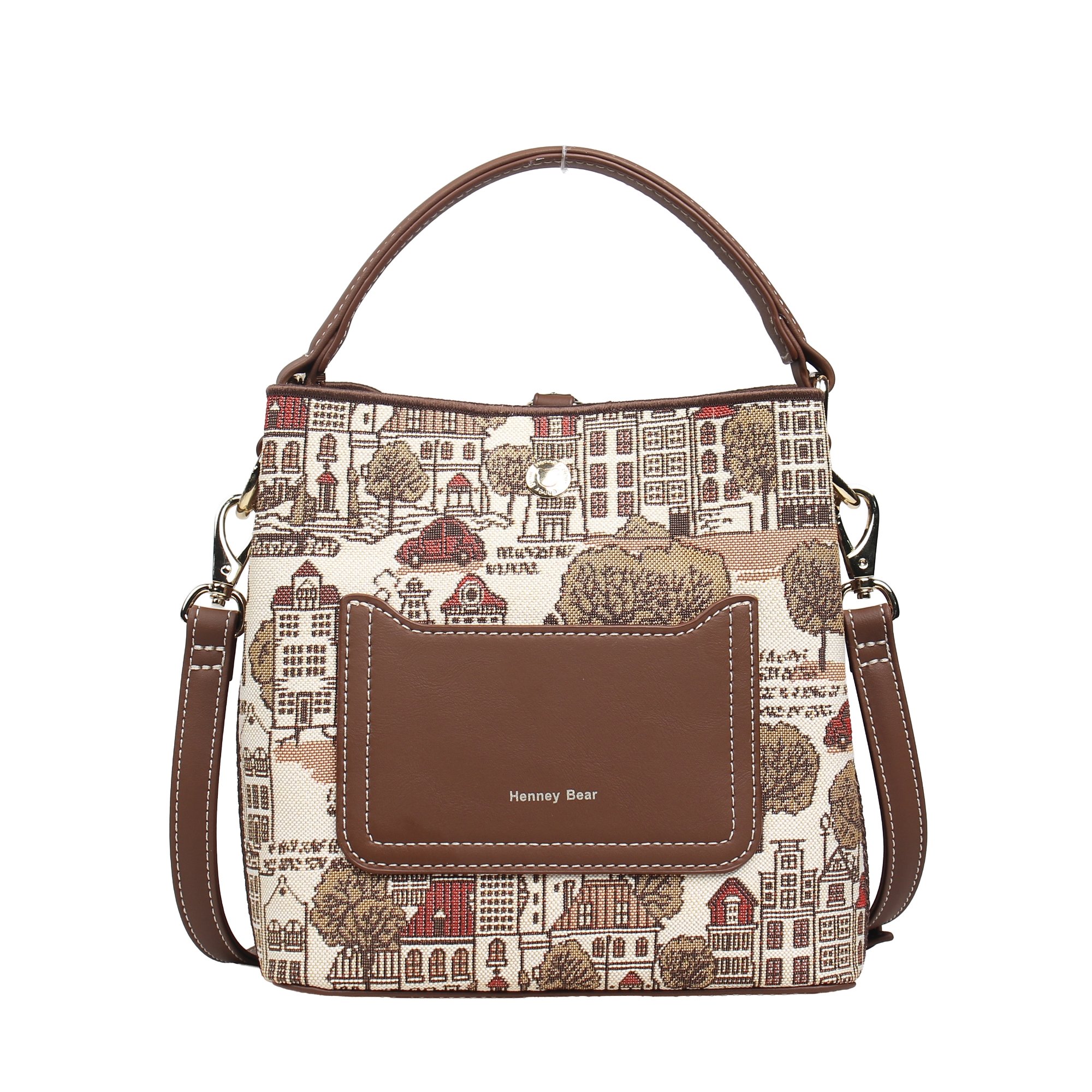 Picture of Henney Bear- -TREE IN FALL- Sholder Bag