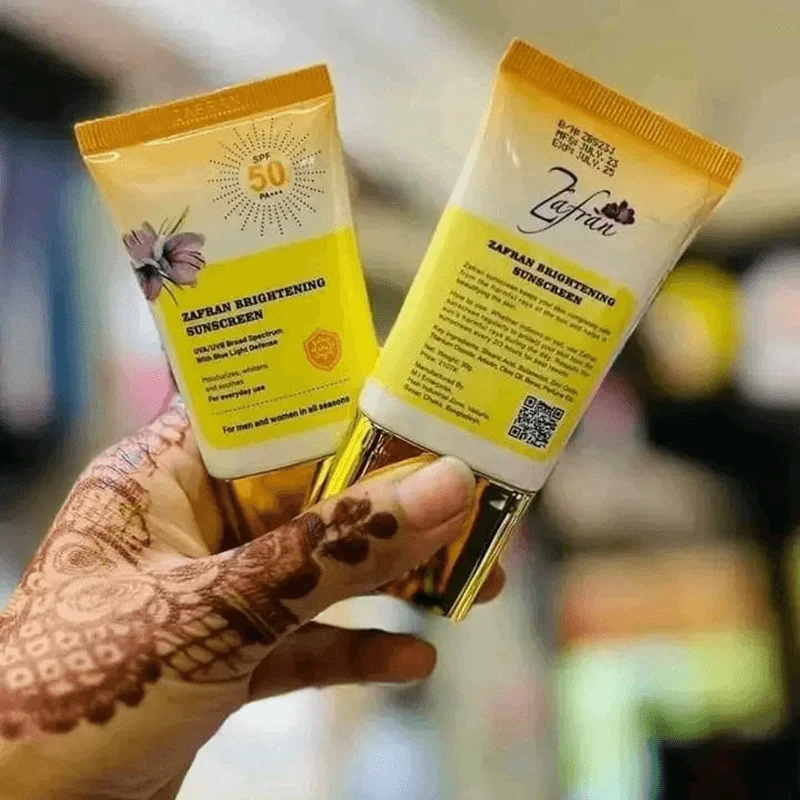 Picture of Zafran Brightening Sunscreen Authentic and original - 30g