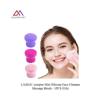 Picture of LAIKOU Octopus Mini Silicone Face Cleanser Massage Brush - 1PCS