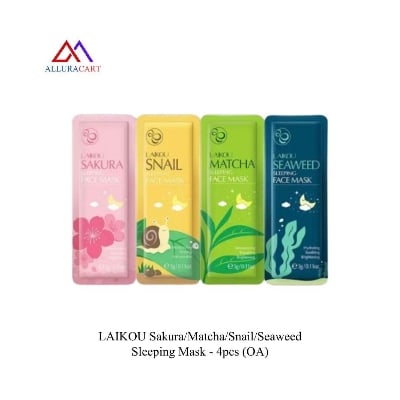 Picture of LAIKOU Sakura/Matcha/Snail/Seaweed Sleeping Mask - 4pcs =