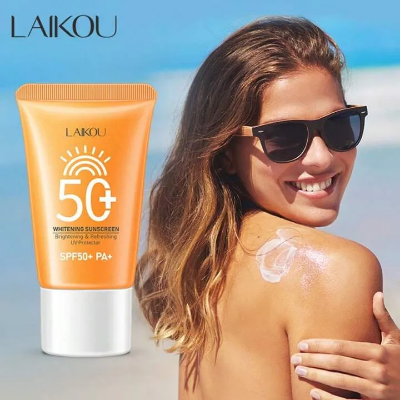 Picture of LAIKOU Brightening Sunscreen Waterproof Body Sunblock Cream UV Protection SPF50+ - 30g